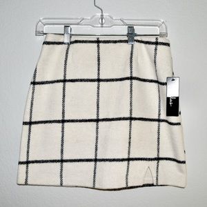 Lulus Plaid Skirt - XS